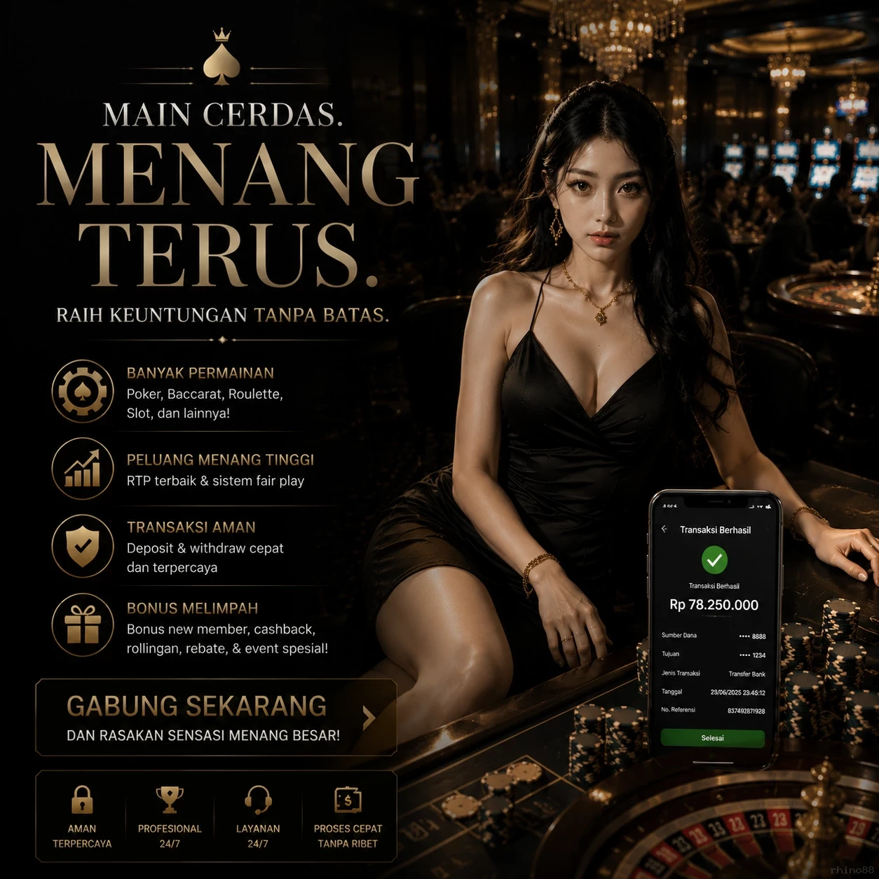 Interface aplikasi setelah instalasi berhasil